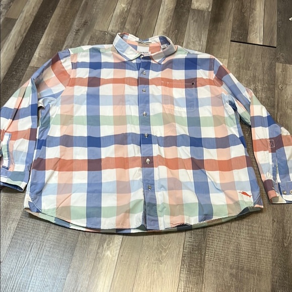 Tommy Bahama Men's‎ Multicolor Plaid Shirt 2XLB - Picture 1 of 10